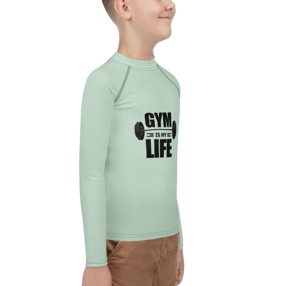GYM IS MY LIFE - Youth Rash Guard