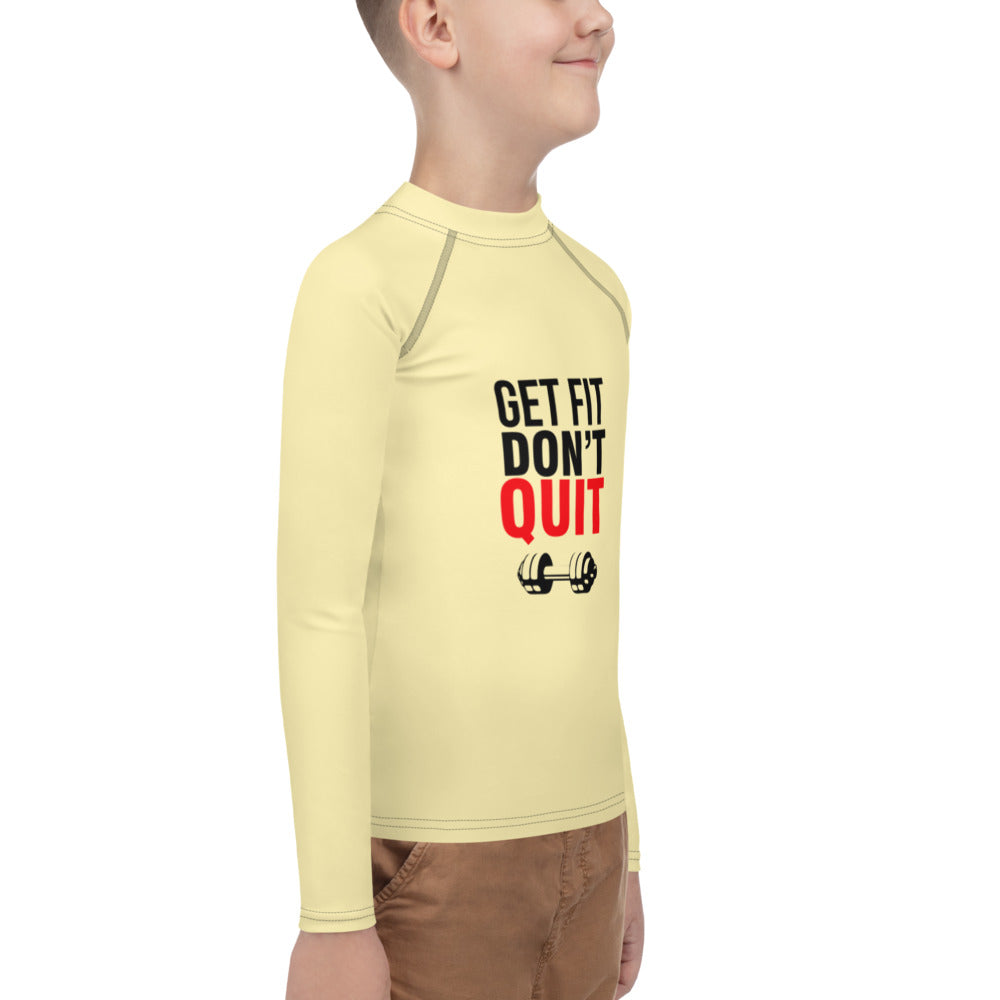 GET FIT DON'T QUIT - Youth Rash Guard