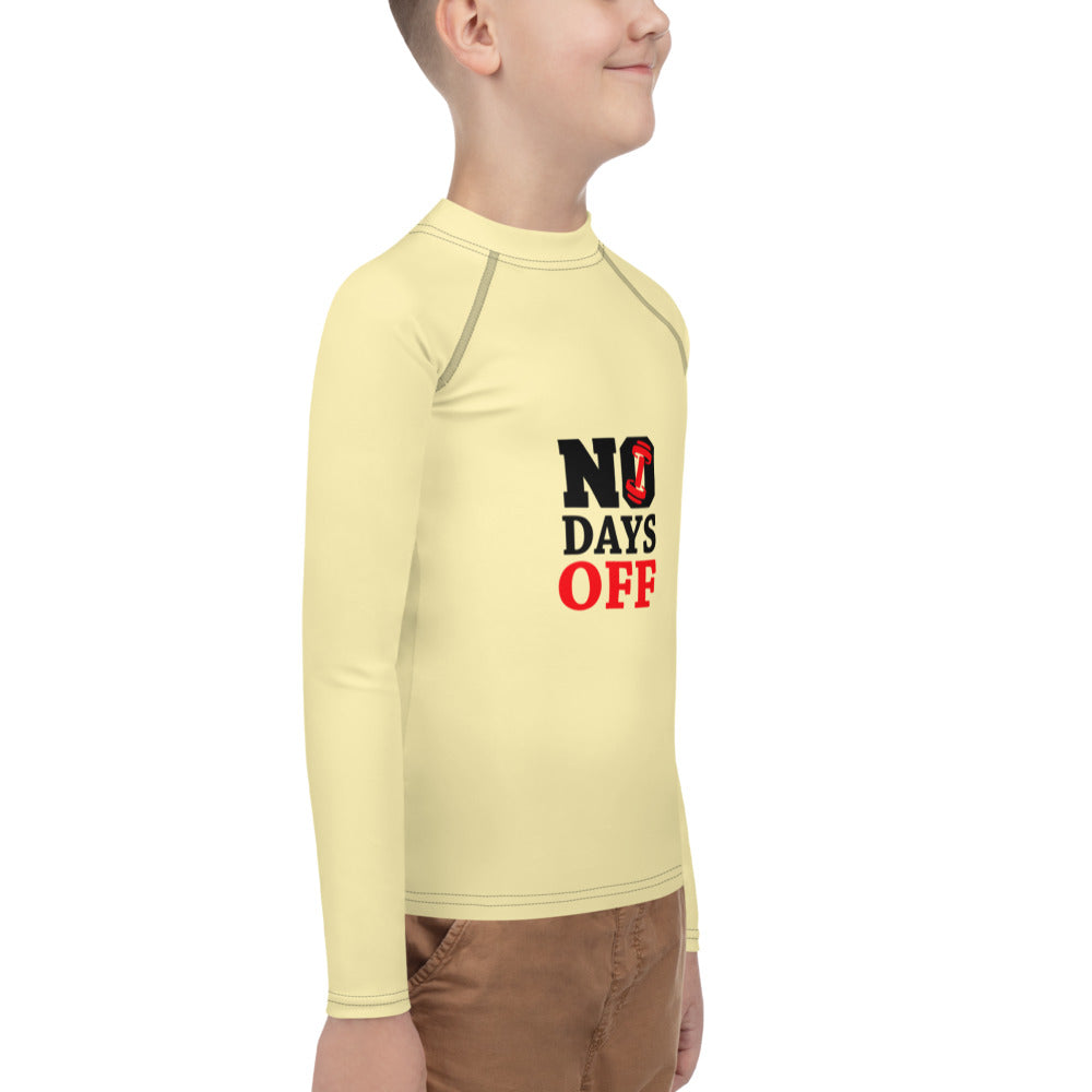 NO DAYS OFF - Youth Rash Guard