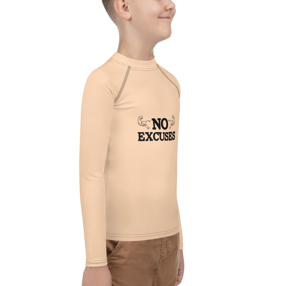 NO EXCUSES - Youth Rash Guard