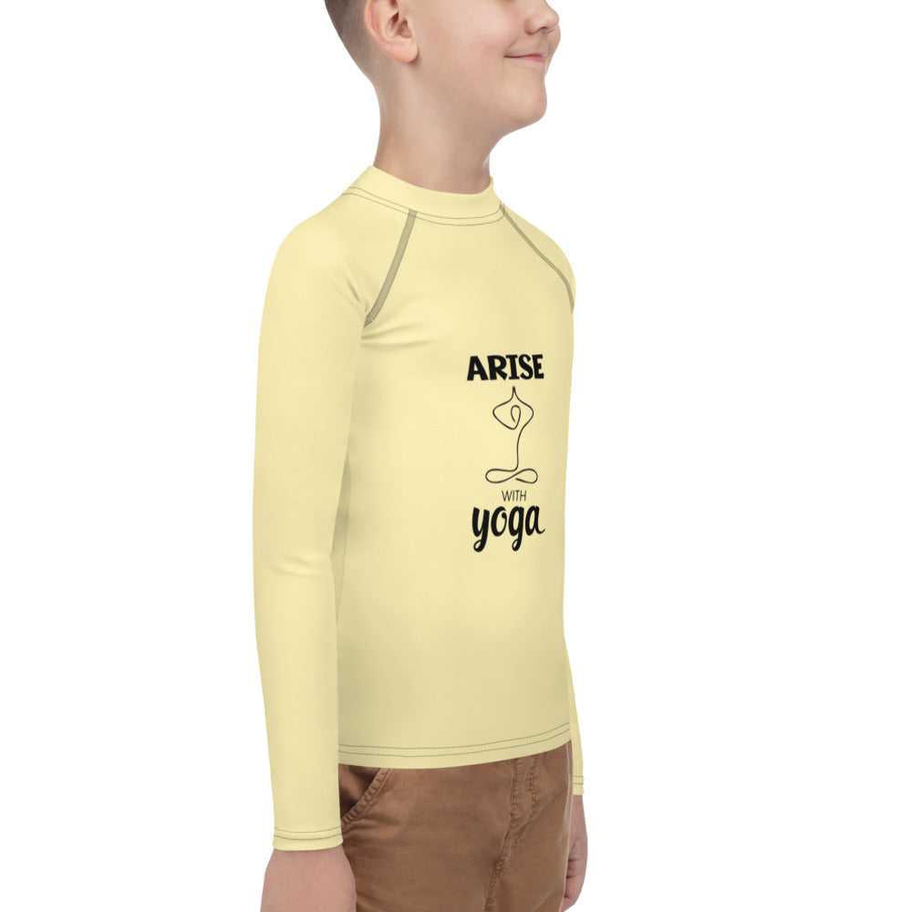 ARISE WITH YOGA - Youth Rash Guard
