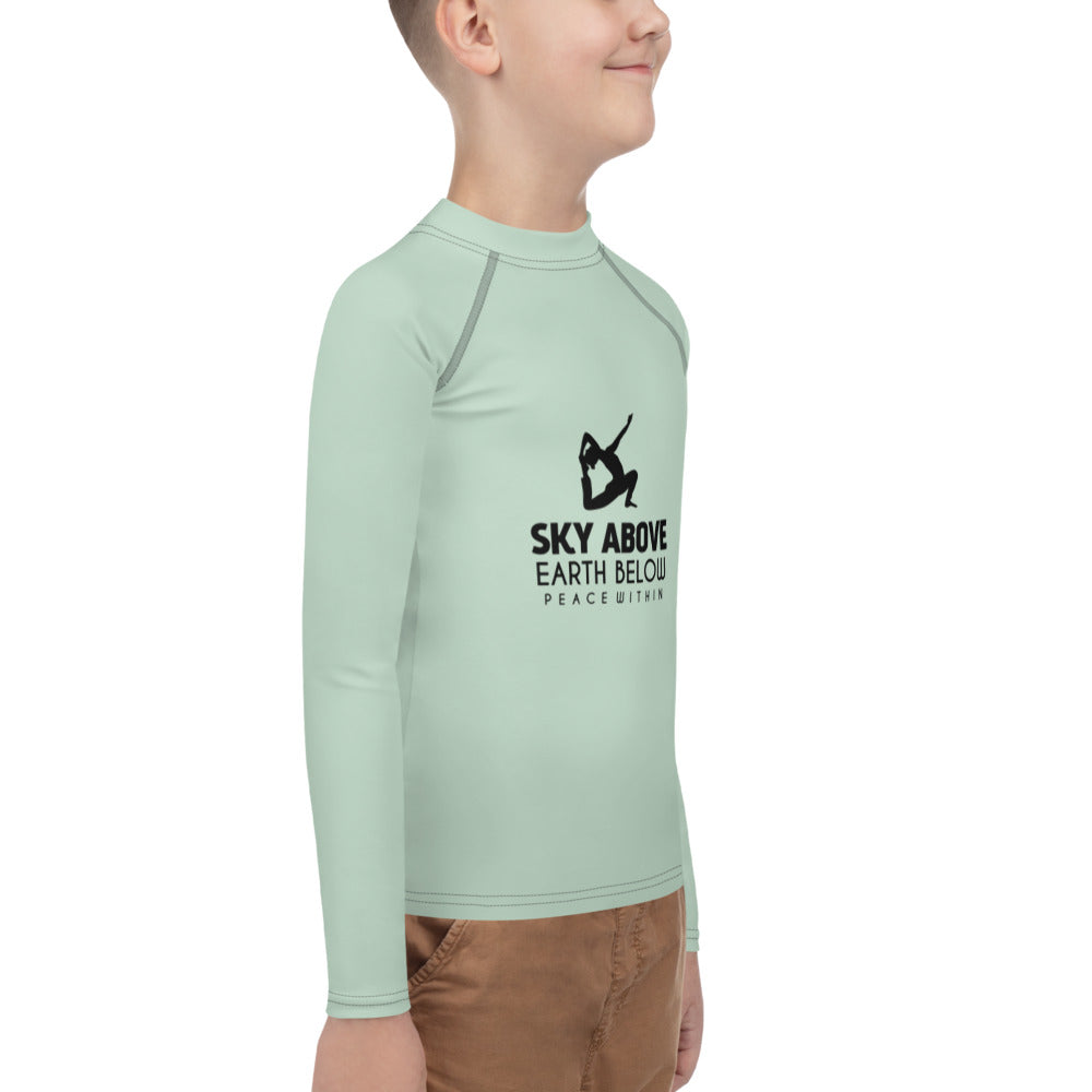 SKY ABOVE EARTH BELOW - Youth Rash Guard