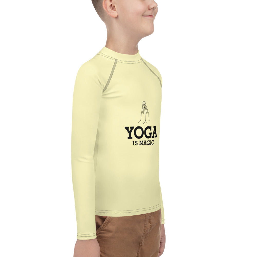 YOGA IS MAGIC - Youth Rash Guard