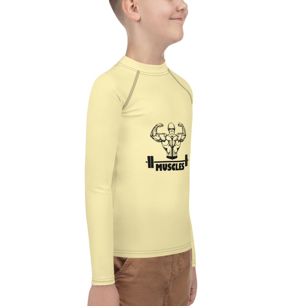 MUSCLES - Youth Rash Guard