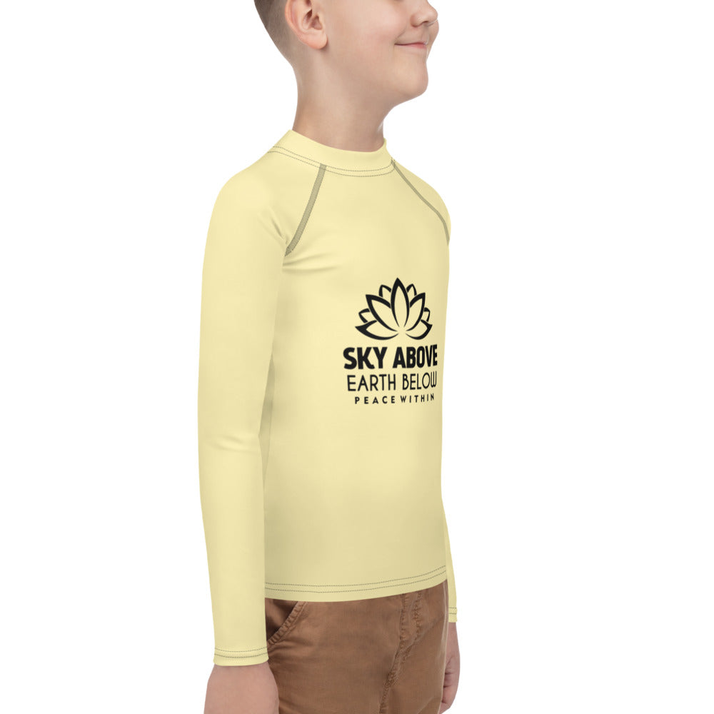 SKY ABOVE EARTH BELOW - Youth Rash Guard