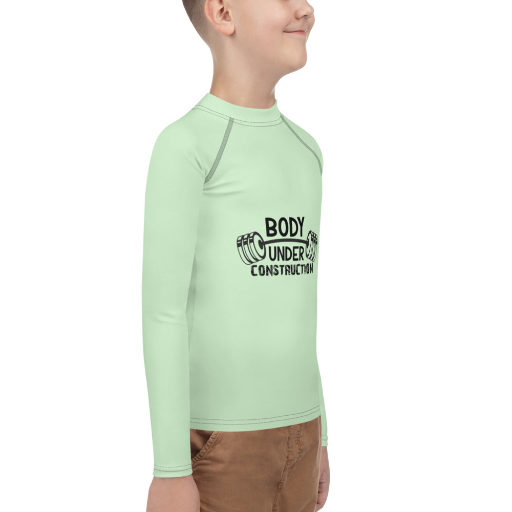 BODY UNDER CONSTRUCTION - Youth Rash Guard