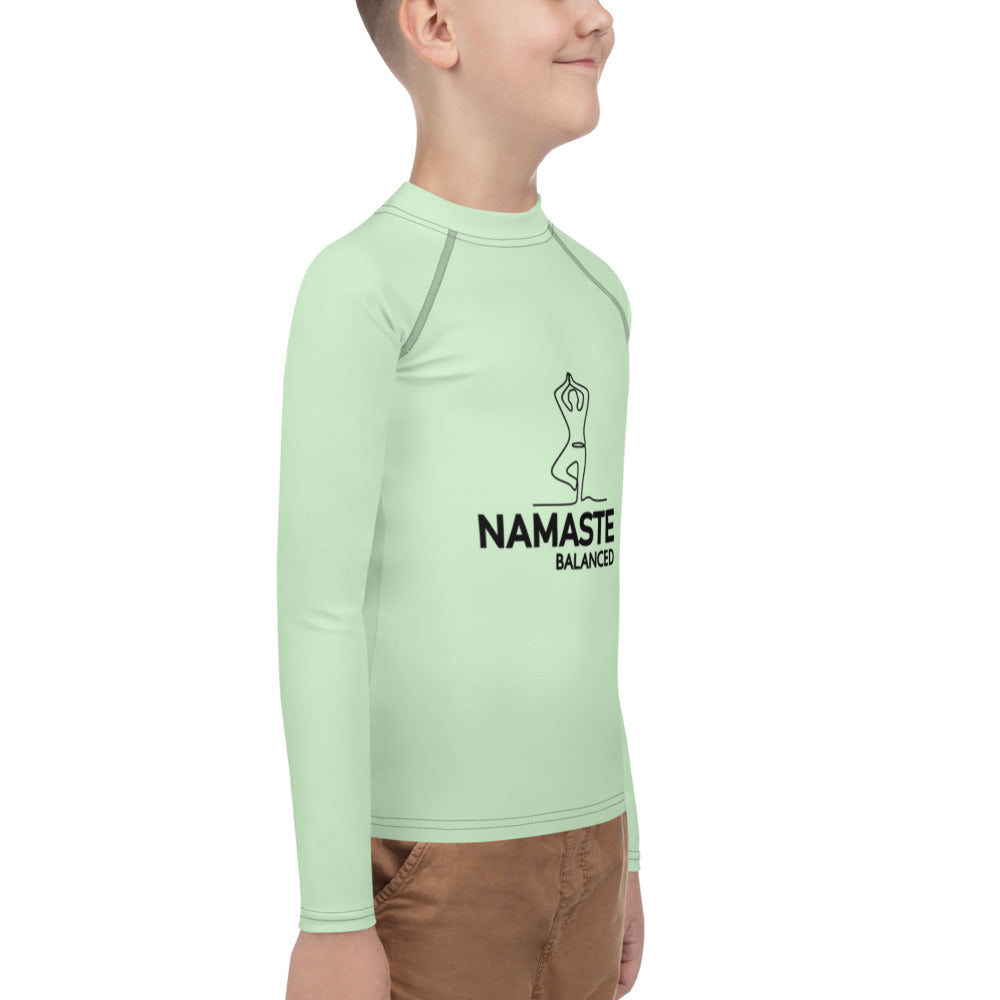 NAMASTE BALANCED - Youth Rash Guard