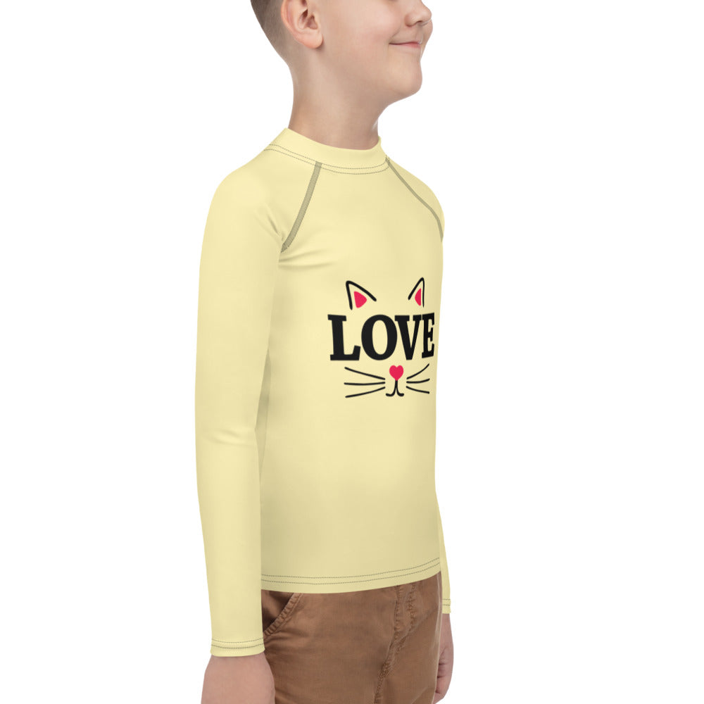 LOVE CATS - Youth Rash Guard