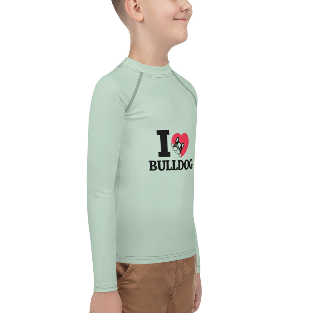 I LOVE BULLDOG - Youth Rash Guard
