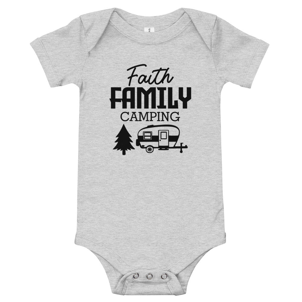 Family Camping- Baby short sleeve one piece