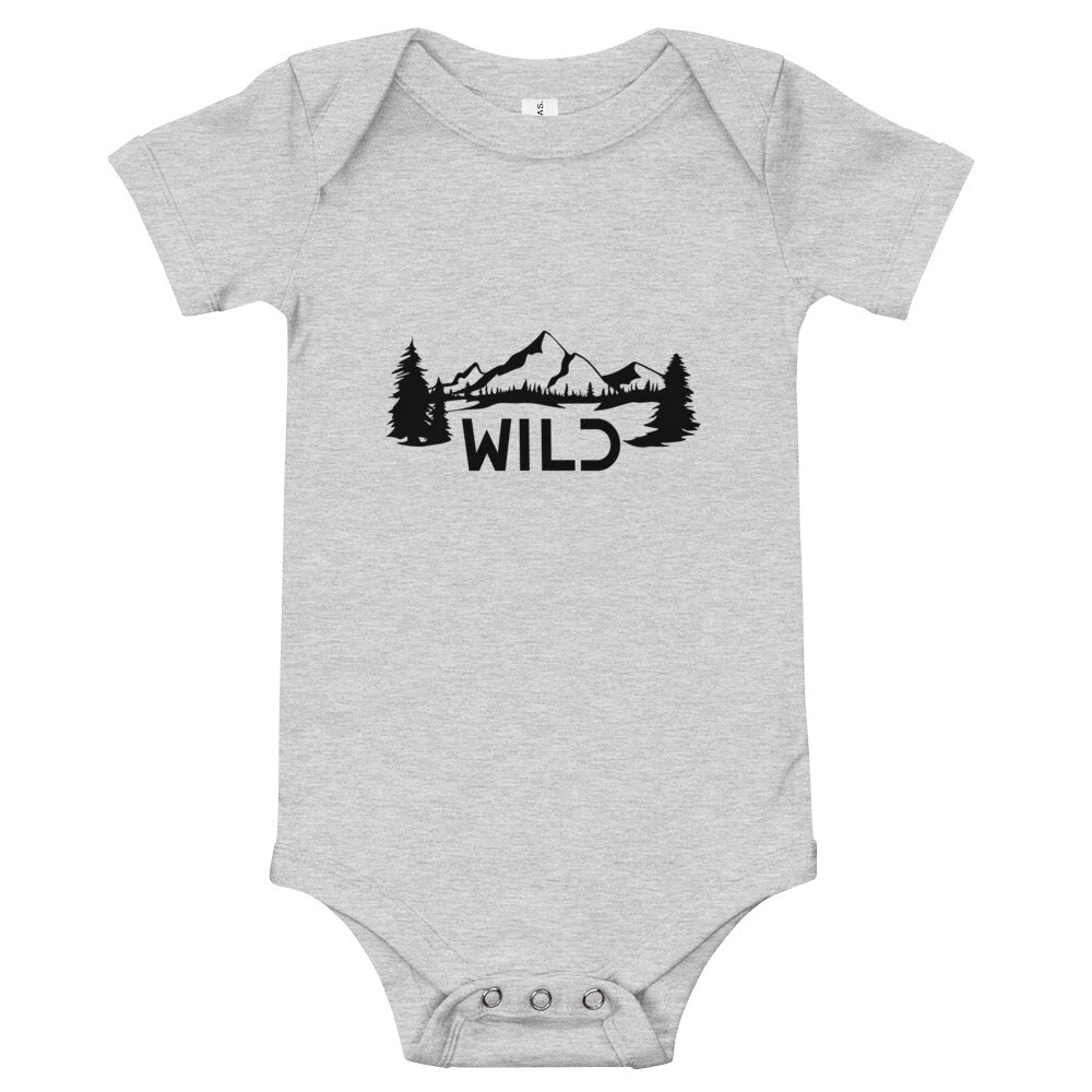 WILD- Baby short sleeve one piece