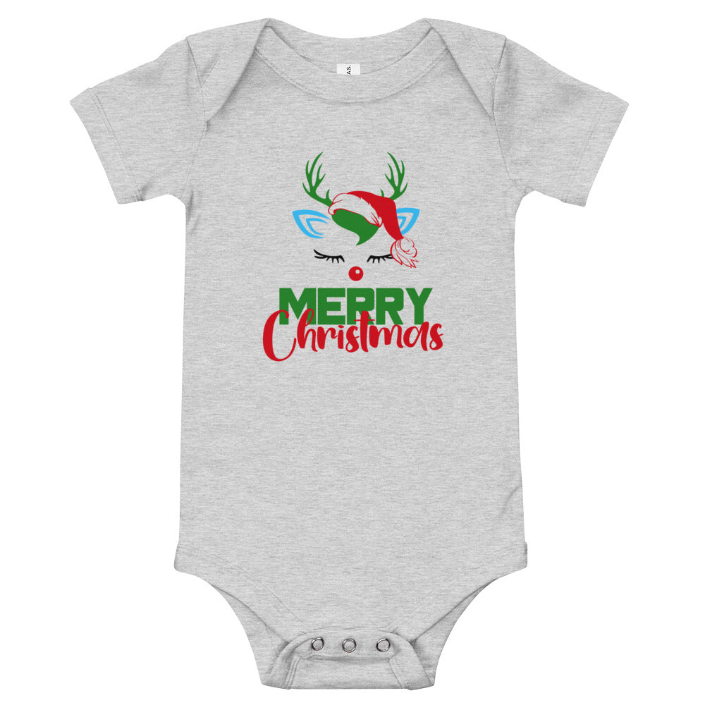 MERRY CHRISTMAS - Baby short sleeve one piece