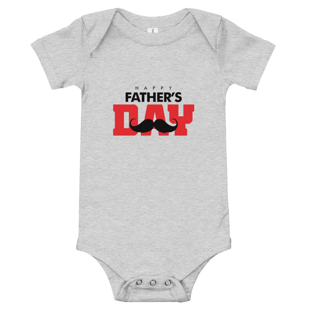 HAPPY FATHER'S DAY - Baby short sleeve one piece