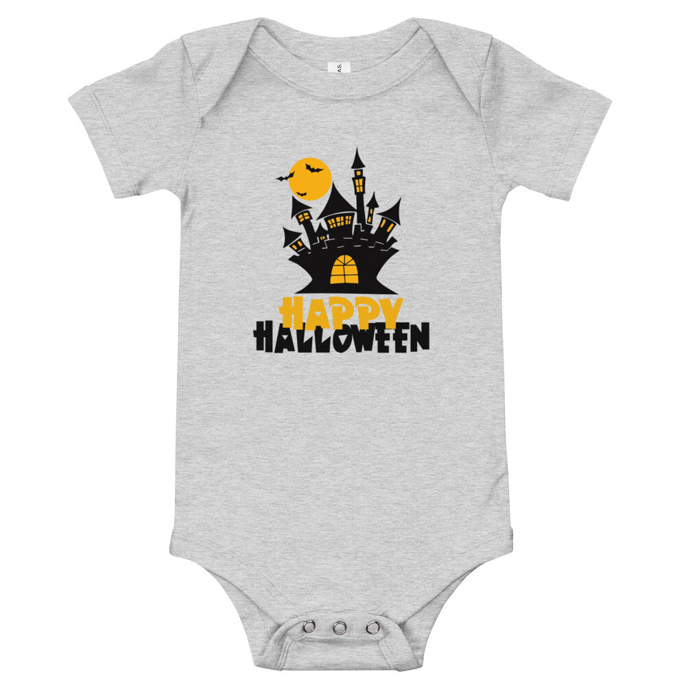 HAPPY HALLOWEEN - Baby short sleeve one piece