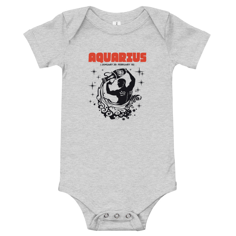 AQUARIUS - Baby short sleeve one piece