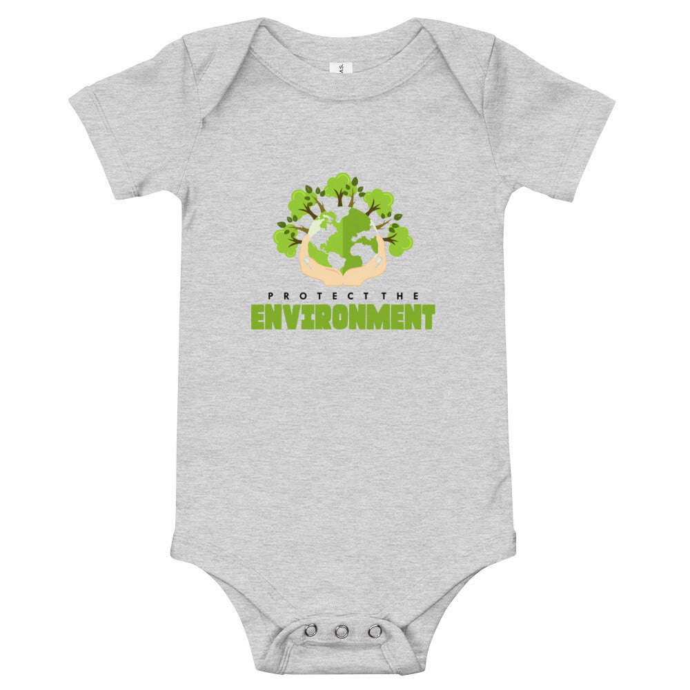 PROTECT THE ENVIRONMENT - Baby short sleeve one piece