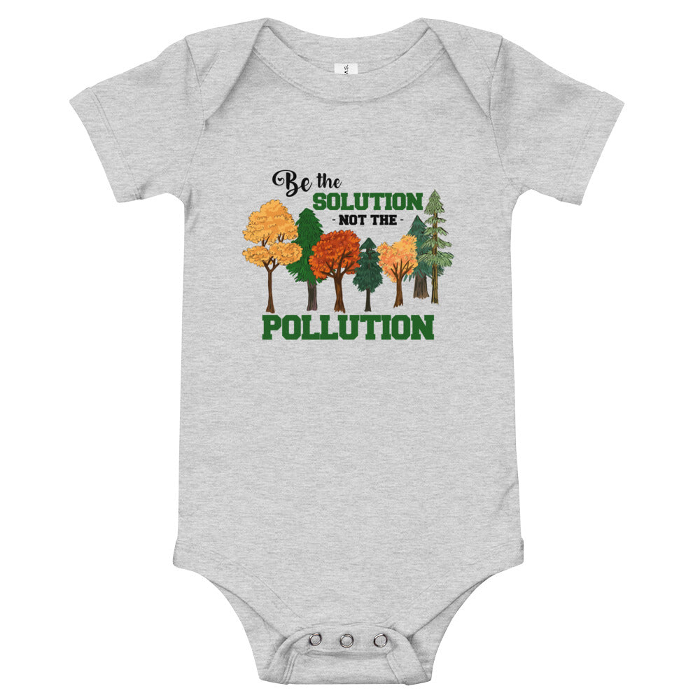 BE THE SOLUTION - Baby short sleeve one piece