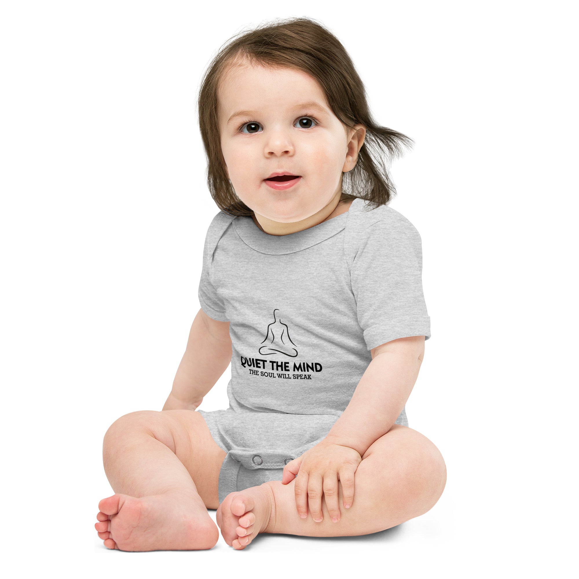 QUIET THE MIND - Baby short sleeve one piece