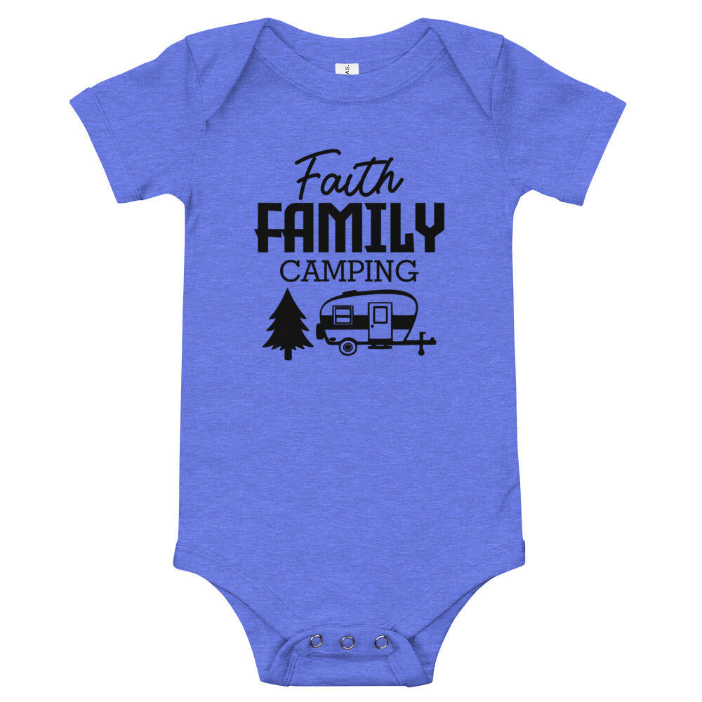 Family Camping- Baby short sleeve one piece