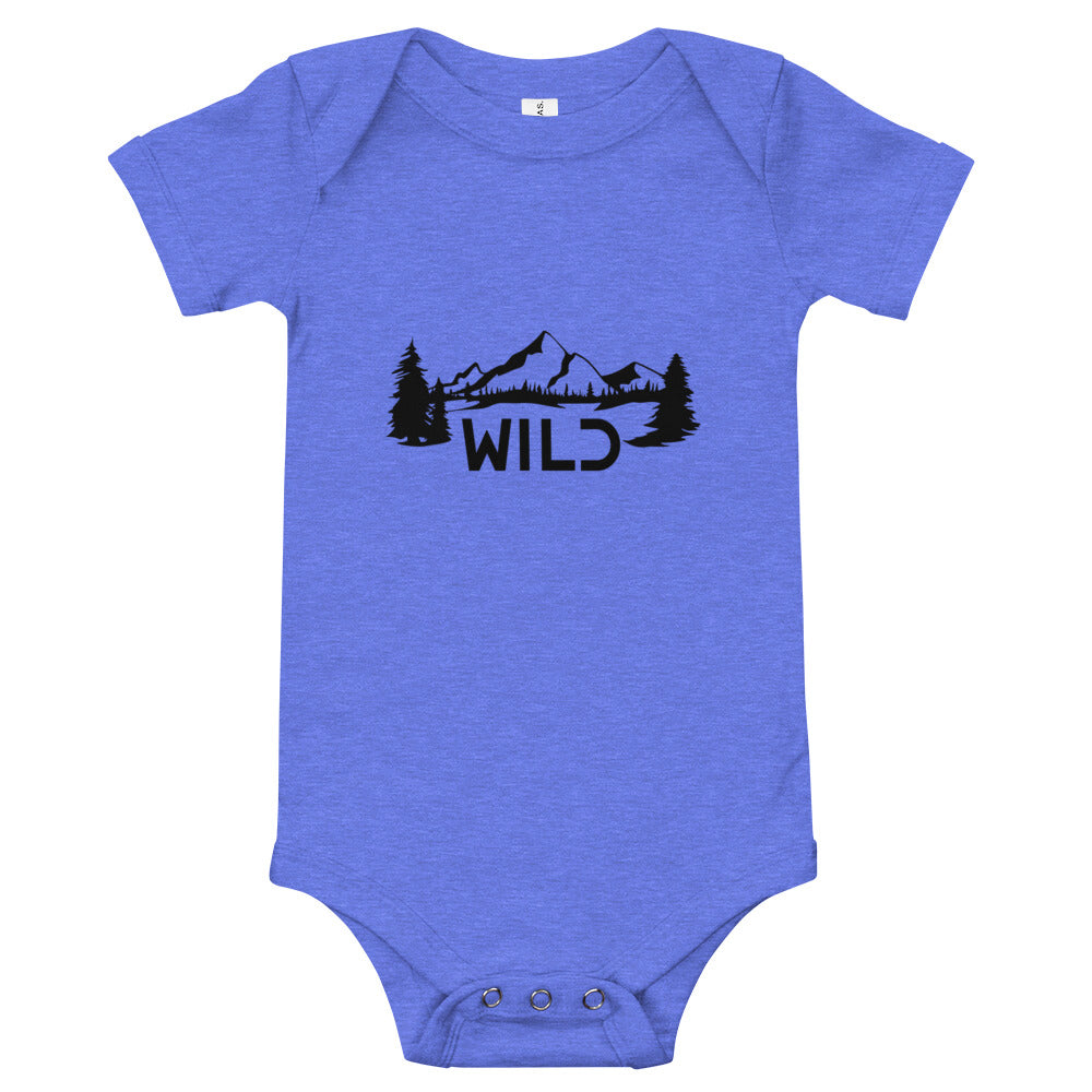 WILD- Baby short sleeve one piece