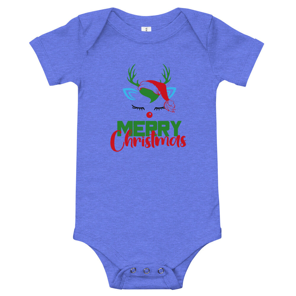 MERRY CHRISTMAS - Baby short sleeve one piece