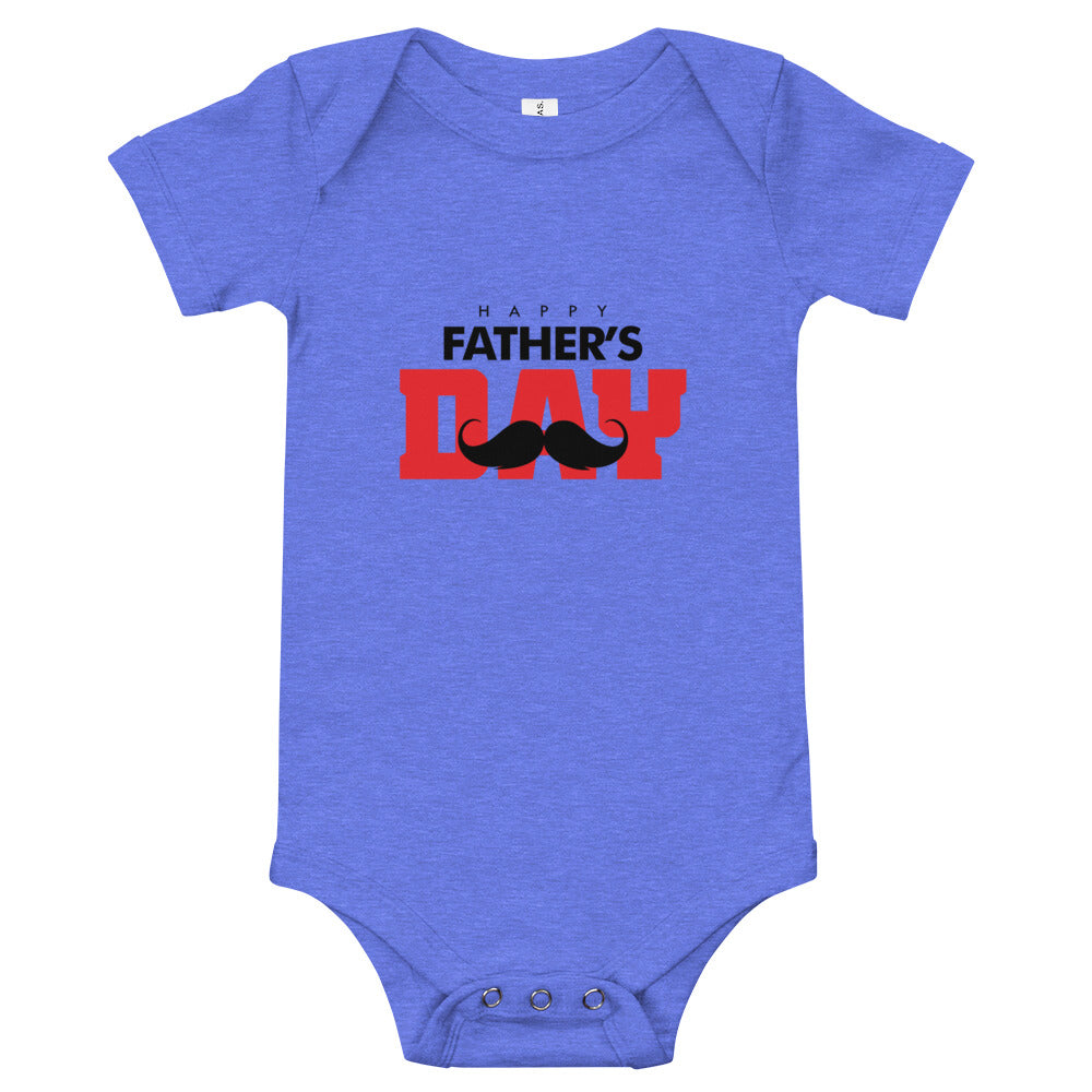 HAPPY FATHER'S DAY - Baby short sleeve one piece