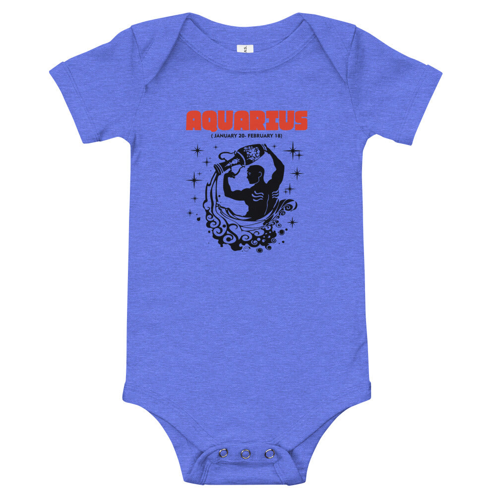 AQUARIUS - Baby short sleeve one piece