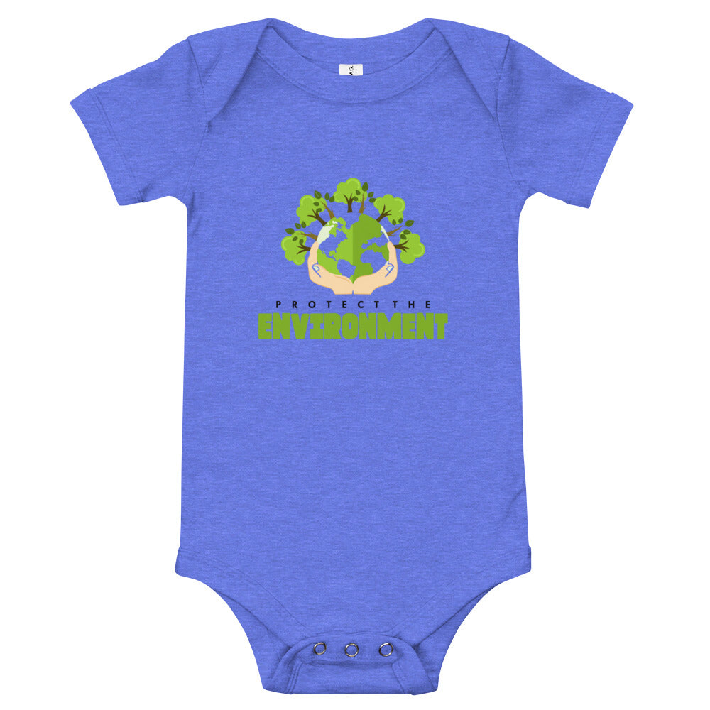 PROTECT THE ENVIRONMENT - Baby short sleeve one piece