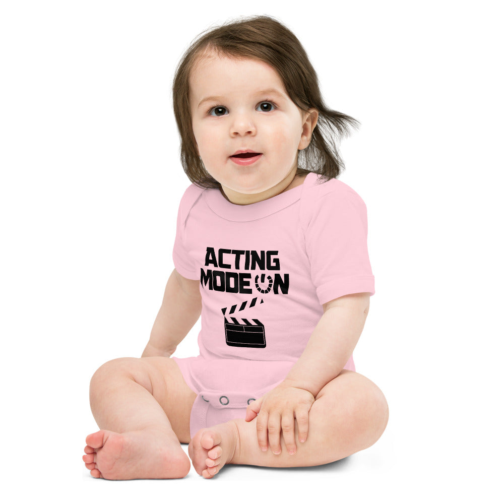 ACTING MODE ON - Baby short sleeve one piece