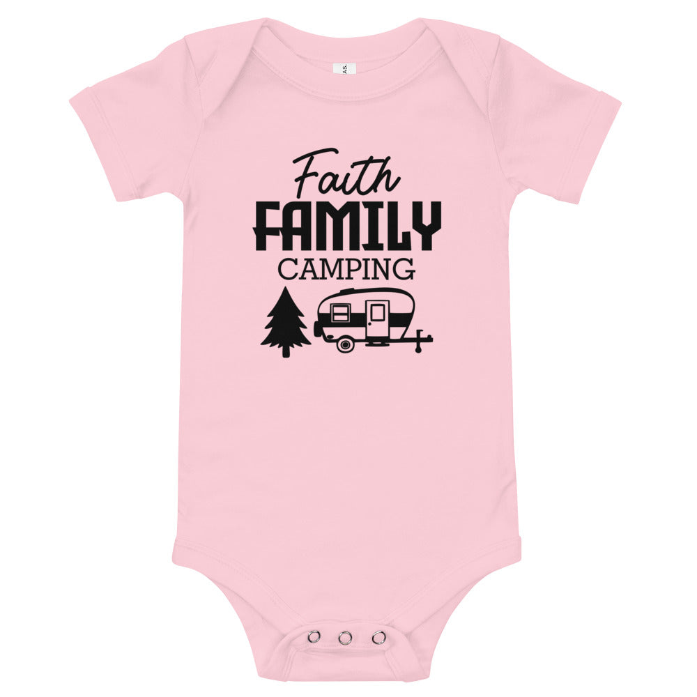 Family Camping- Baby short sleeve one piece