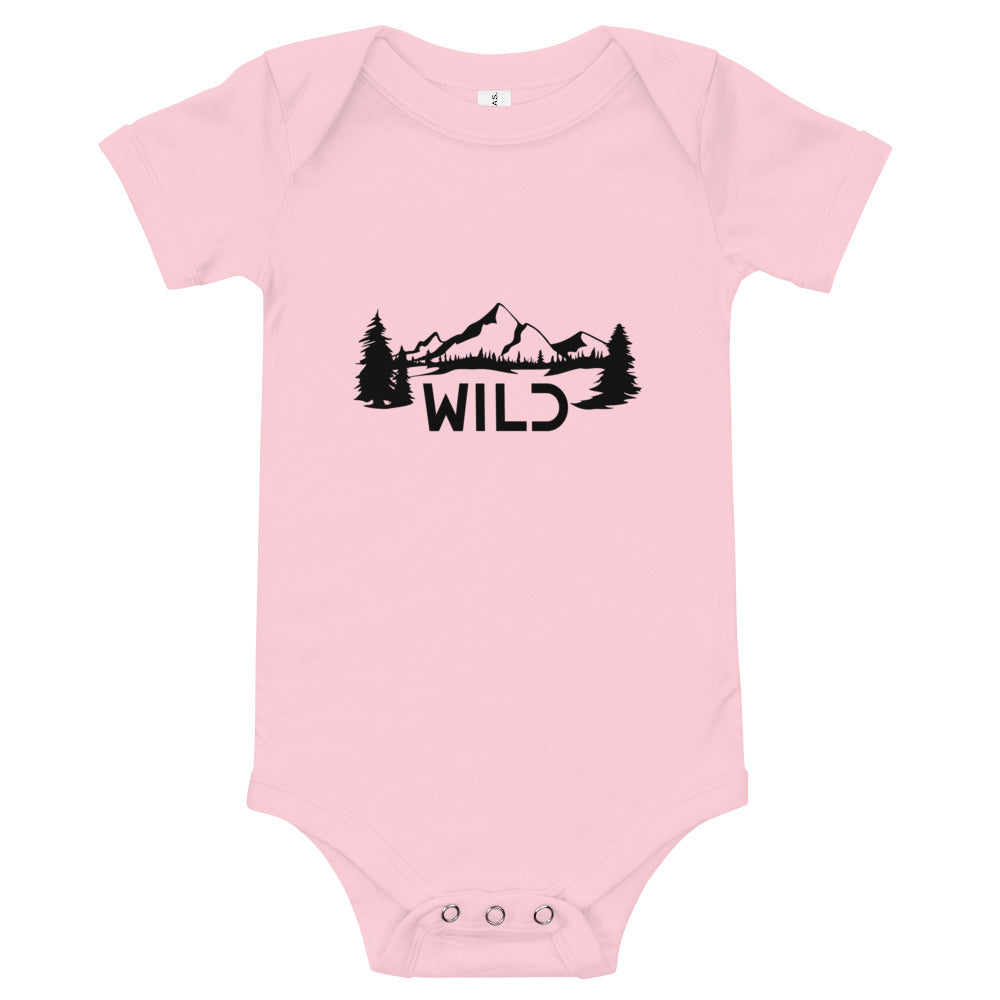 WILD- Baby short sleeve one piece