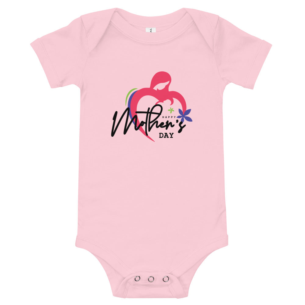 HAPPY MOTHER'S DAY - Baby short sleeve one piece