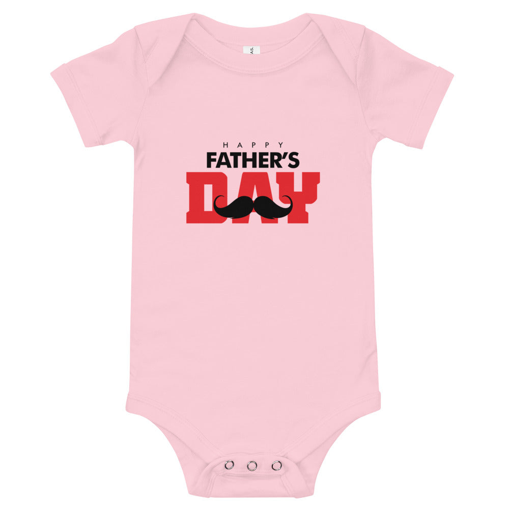 HAPPY FATHER'S DAY - Baby short sleeve one piece