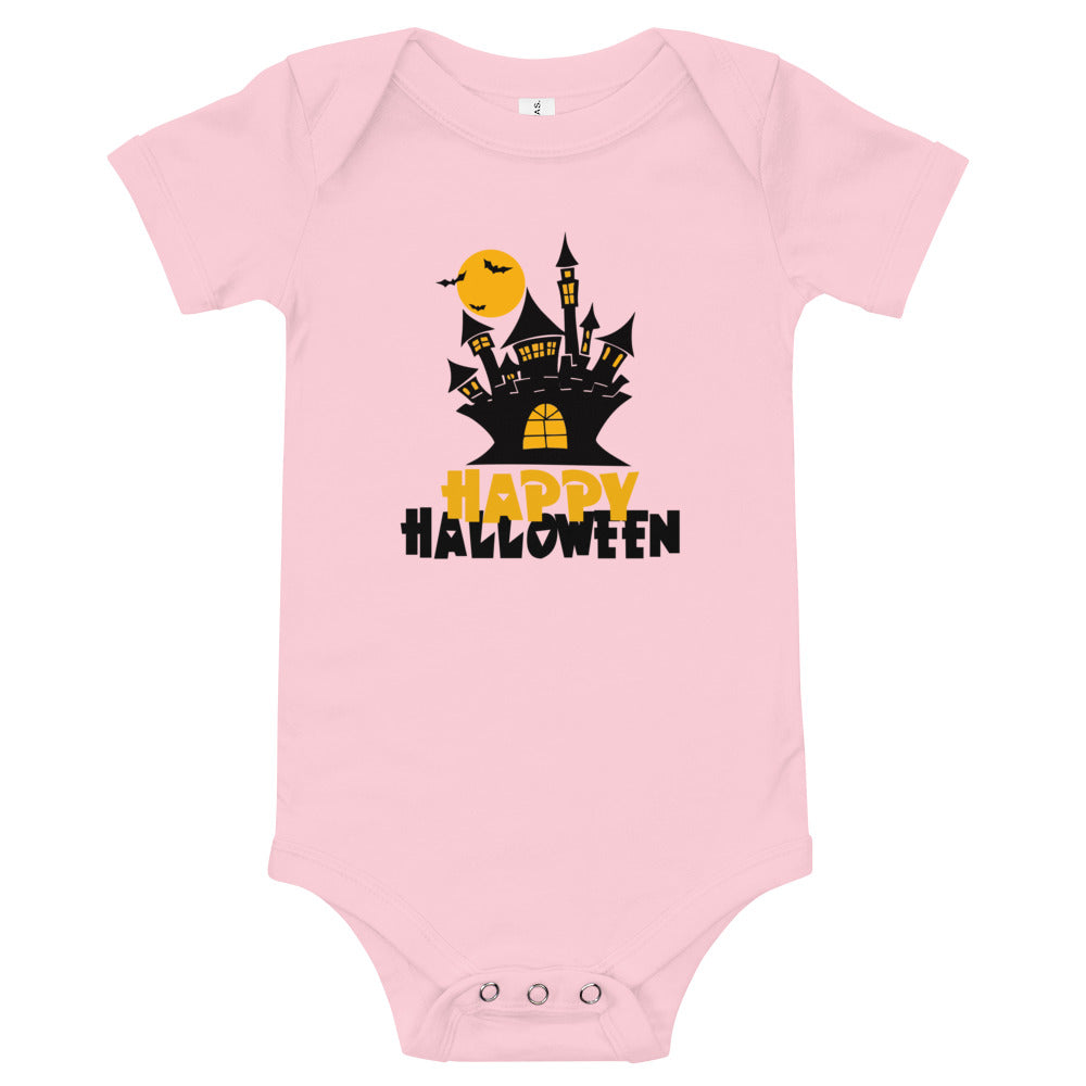 HAPPY HALLOWEEN - Baby short sleeve one piece