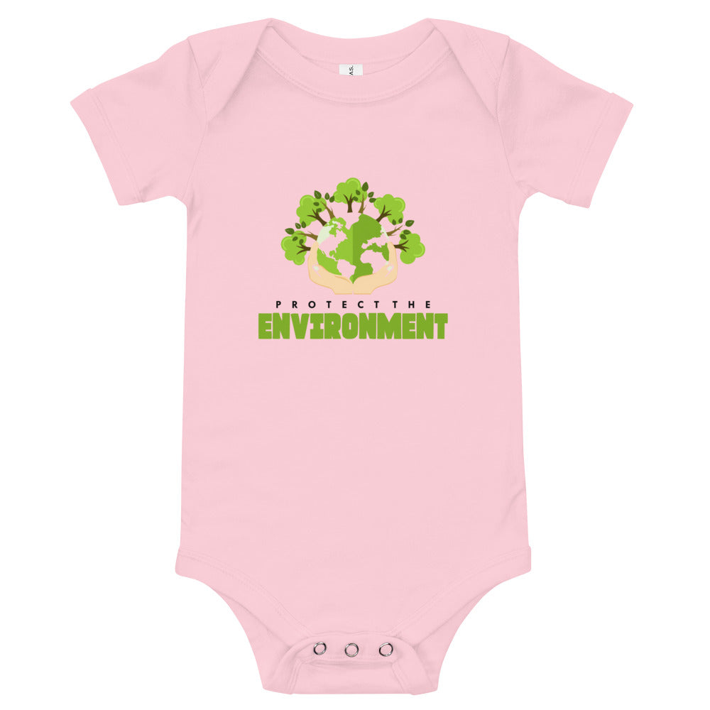 PROTECT THE ENVIRONMENT - Baby short sleeve one piece