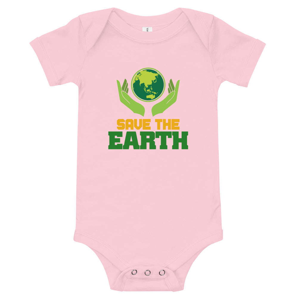 SAVE THE EARTH - Baby short sleeve one piece