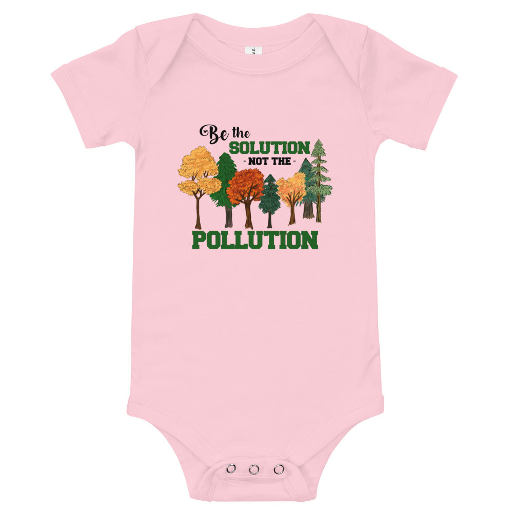 BE THE SOLUTION - Baby short sleeve one piece