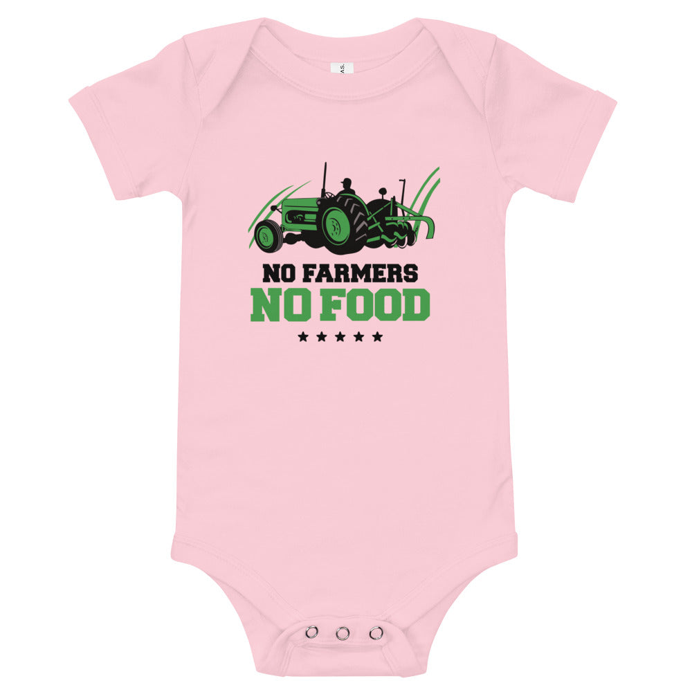 NO FARMERS NO FOOD - Baby short sleeve one piece