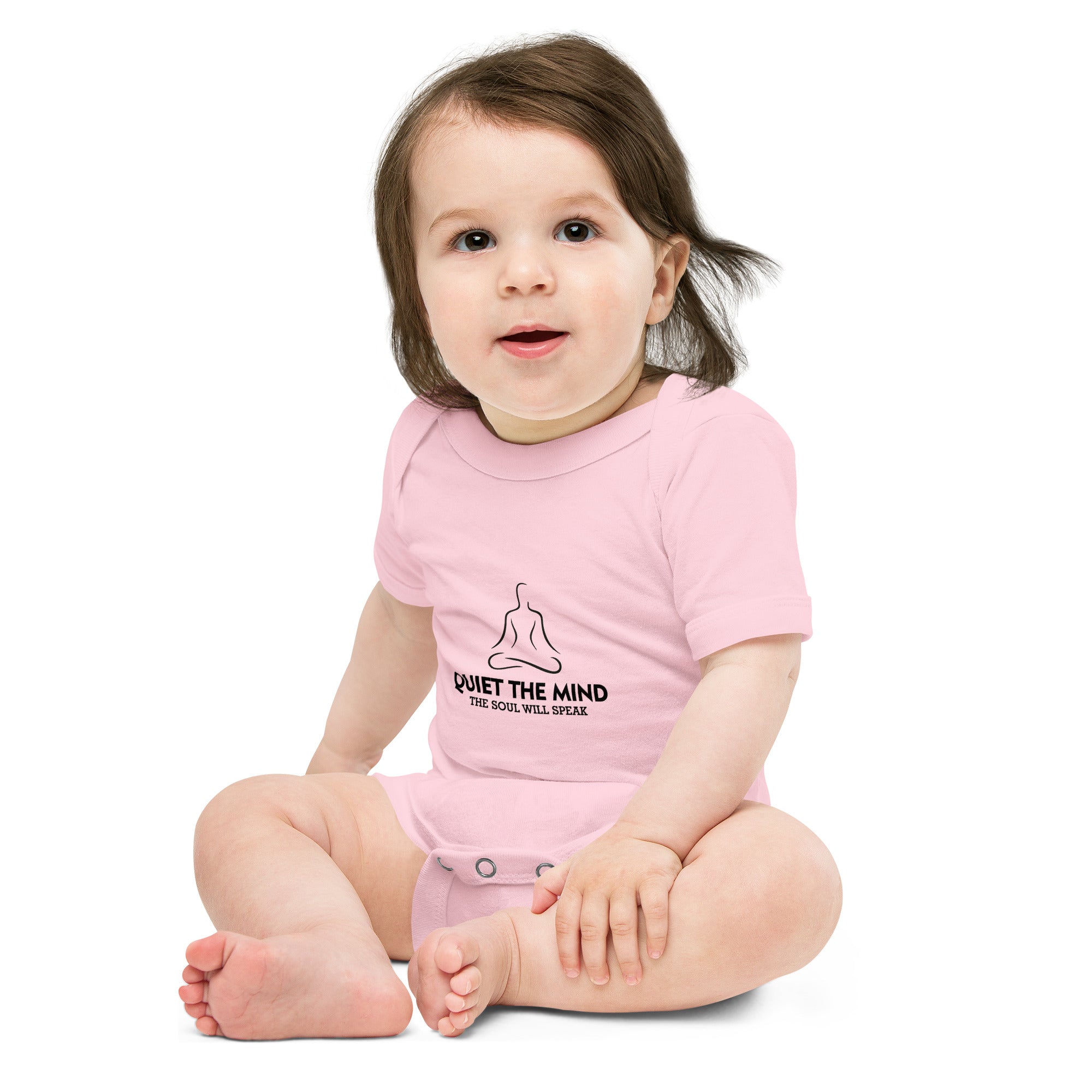 QUIET THE MIND - Baby short sleeve one piece