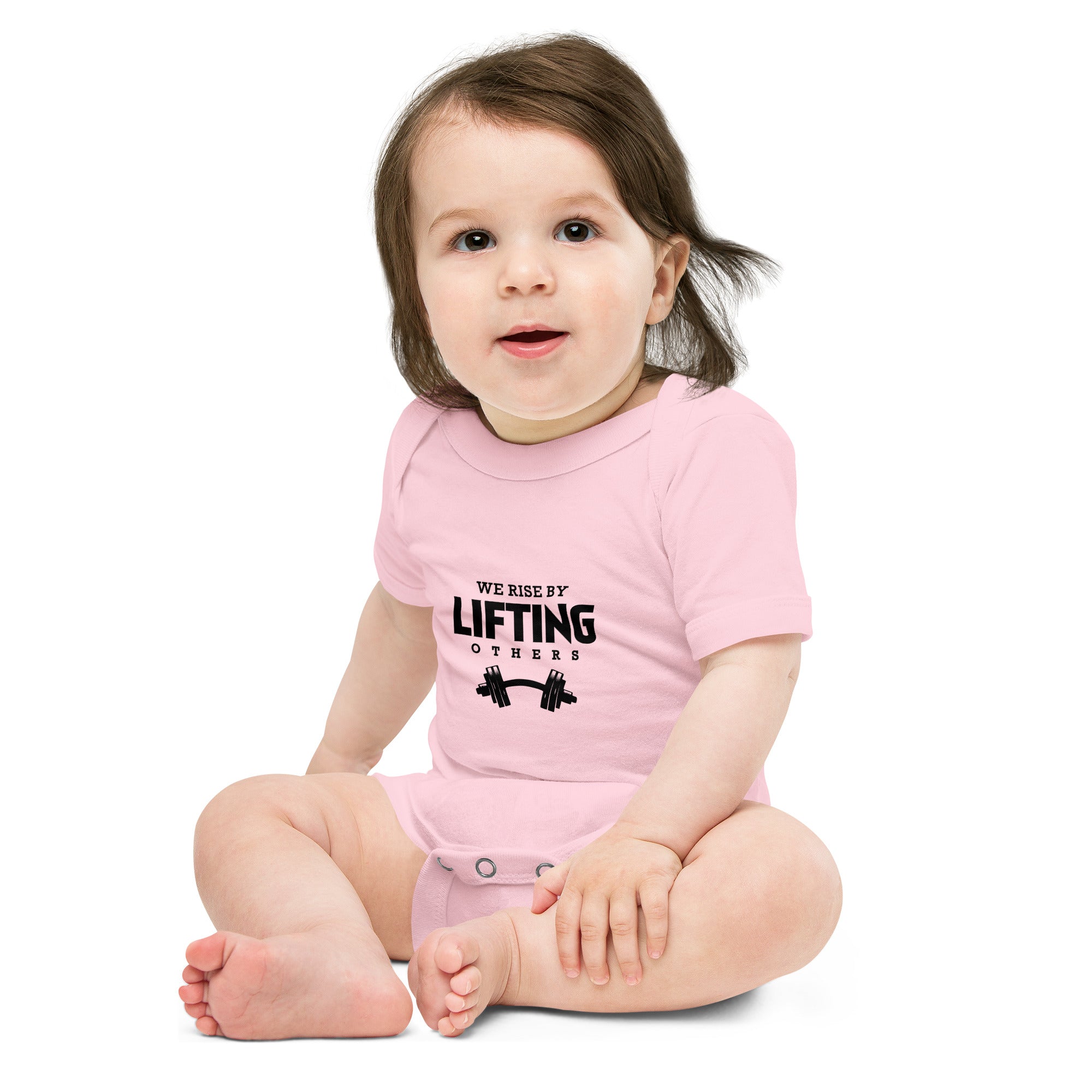 WE RISE BY LIFTING OTHERS - Baby short sleeve one piece