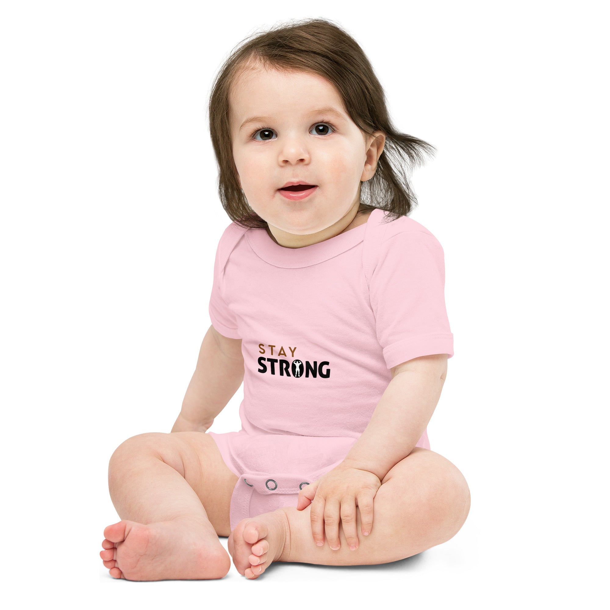 STAY STRONG - Baby short sleeve one piece