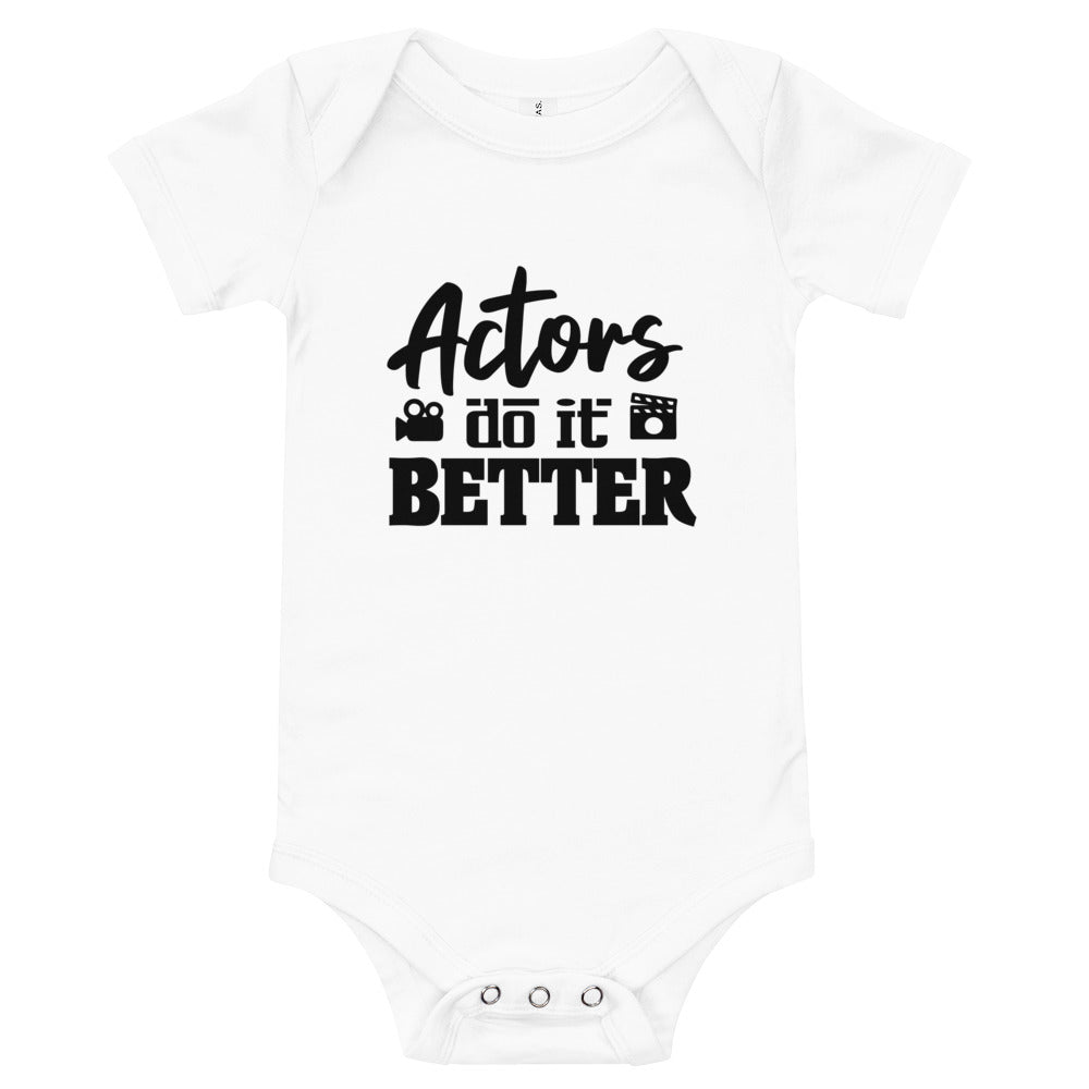 ACTORS DO IT BETTER - Baby short sleeve one piece