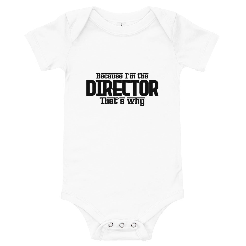 I'M THE DIRECTOR - Baby short sleeve one piece