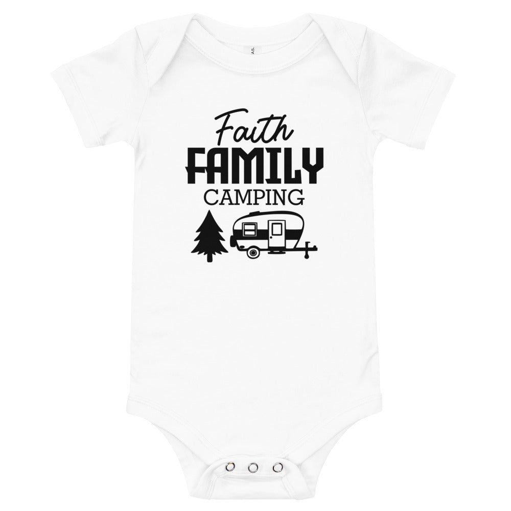 Family Camping- Baby short sleeve one piece