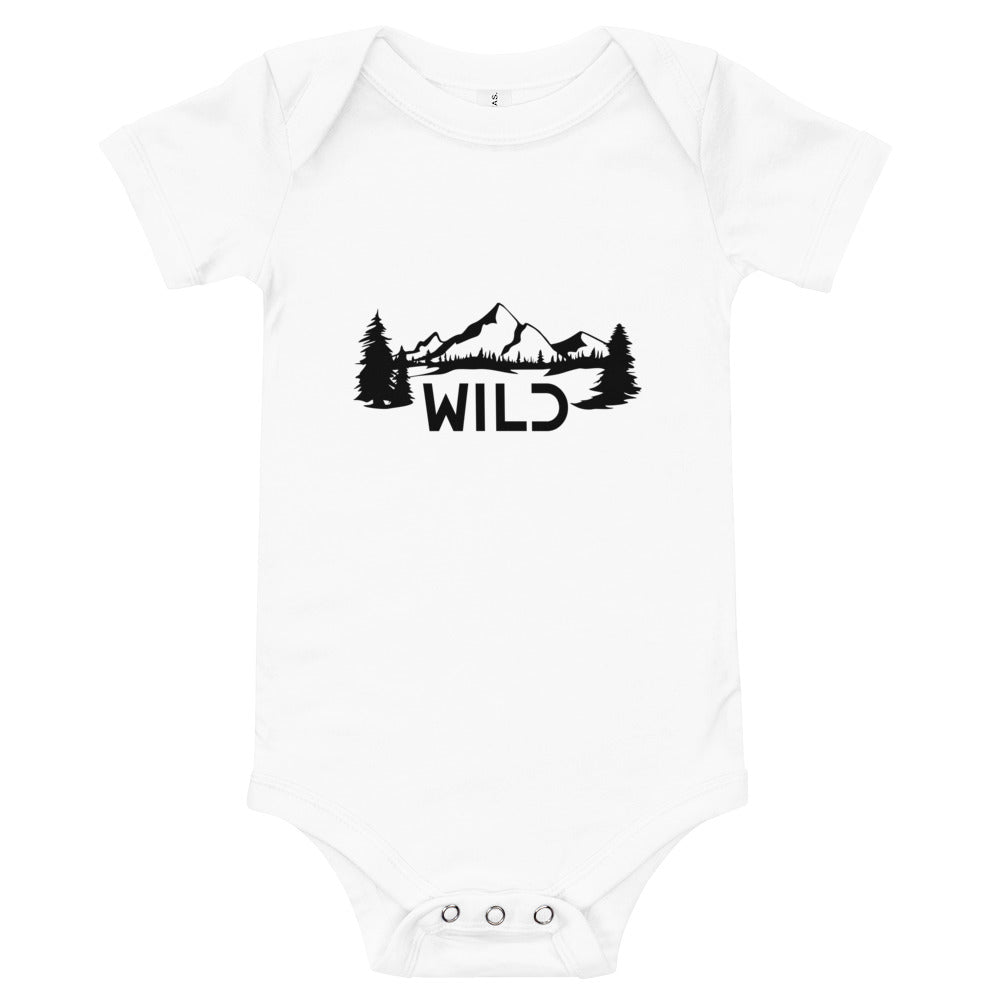 WILD- Baby short sleeve one piece