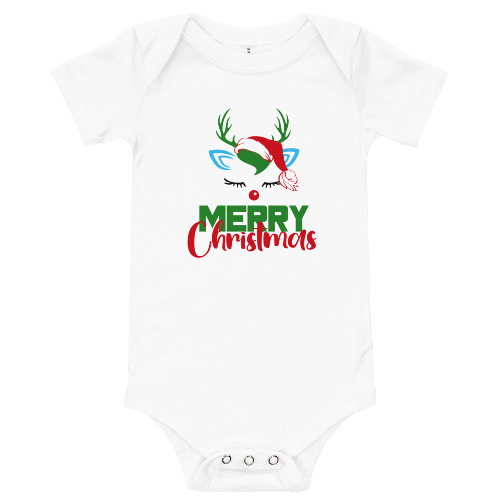 MERRY CHRISTMAS - Baby short sleeve one piece