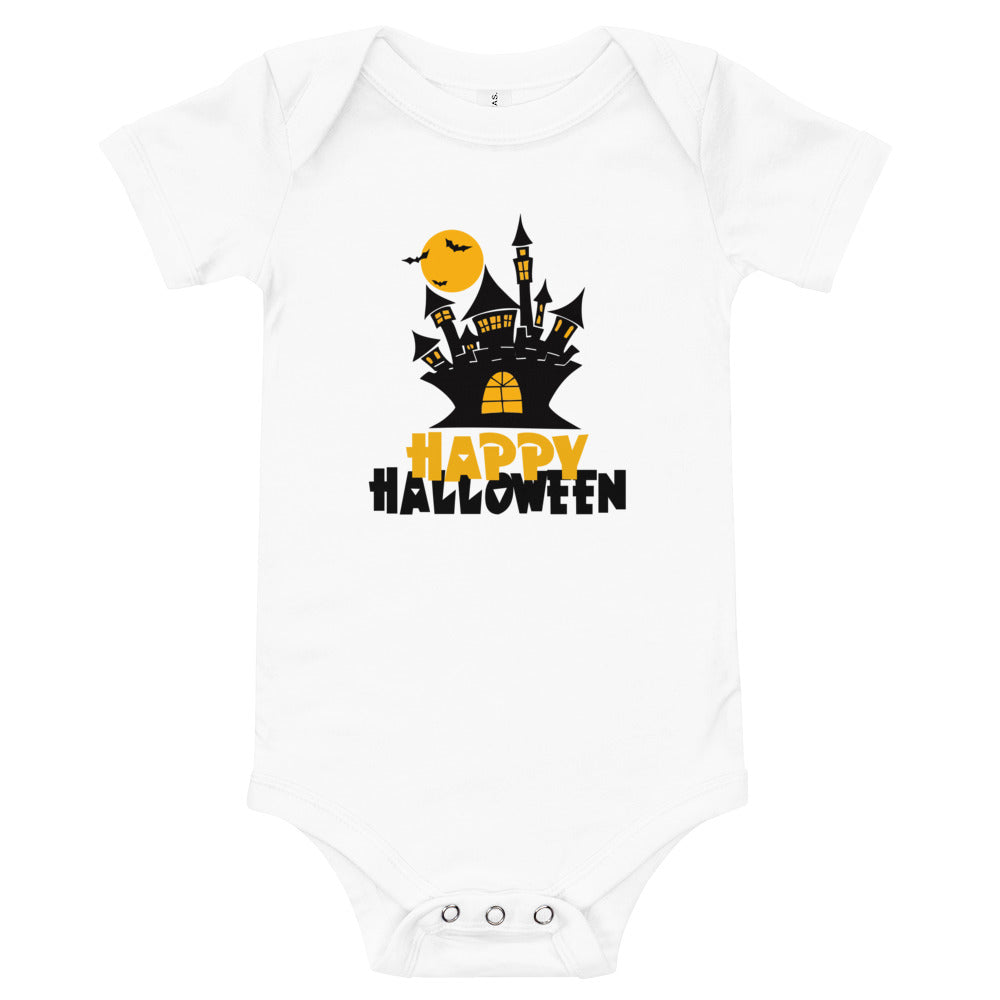 HAPPY HALLOWEEN - Baby short sleeve one piece