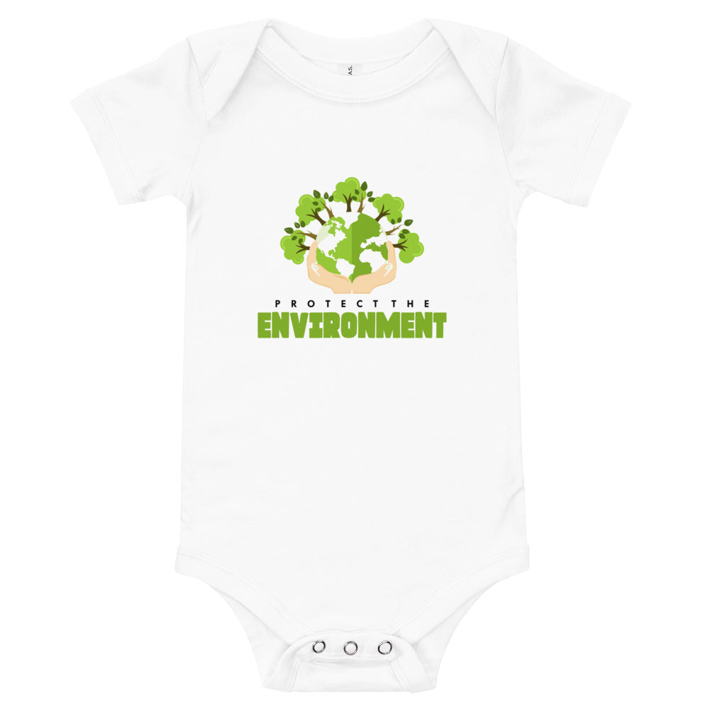 PROTECT THE ENVIRONMENT - Baby short sleeve one piece