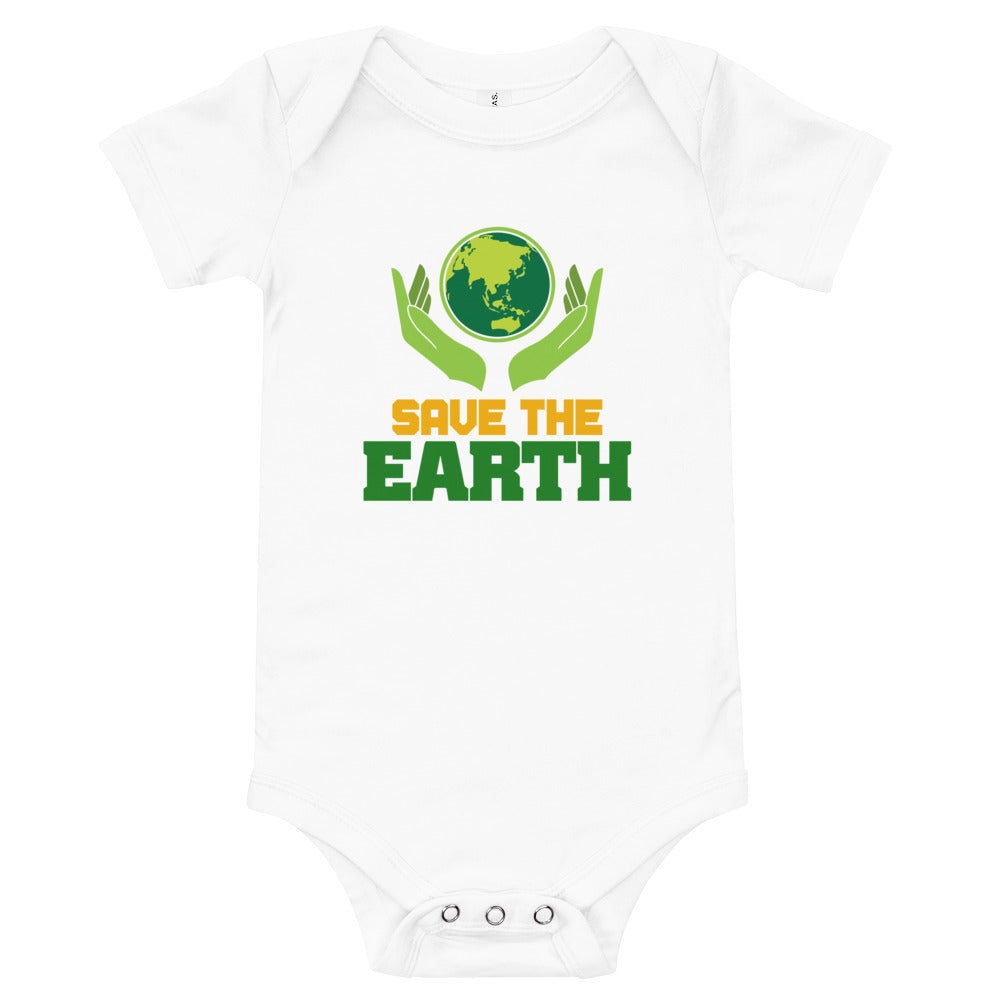 SAVE THE EARTH - Baby short sleeve one piece