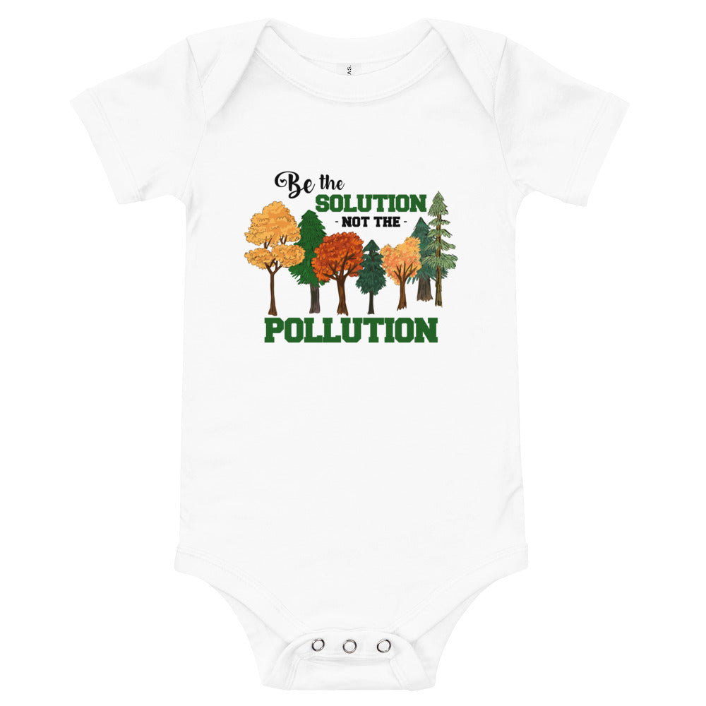 BE THE SOLUTION - Baby short sleeve one piece